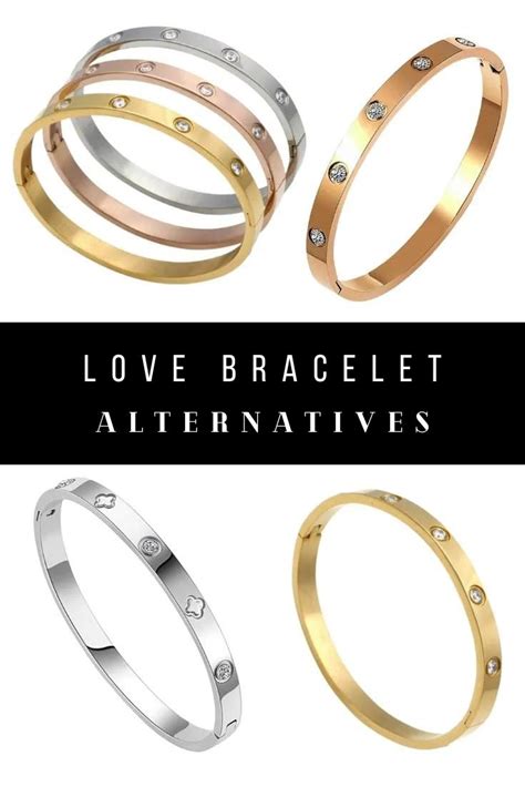 dupe cartier love bracelet|cartier love bracelet lookalikes.